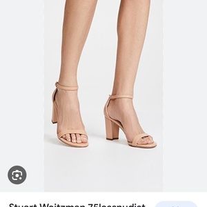 Final sale!NEW Authentic Stuart Weitzman 75Lessnudist sandals